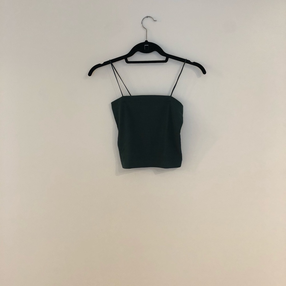 American Eagle Square Neck Crop